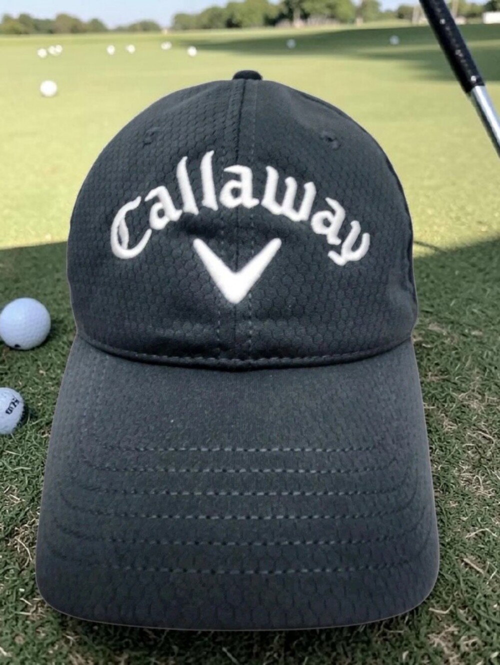 Callaway Golf Hat Charcoal Gray The Bear Trace Harrison Bay TN Adjustable Casual